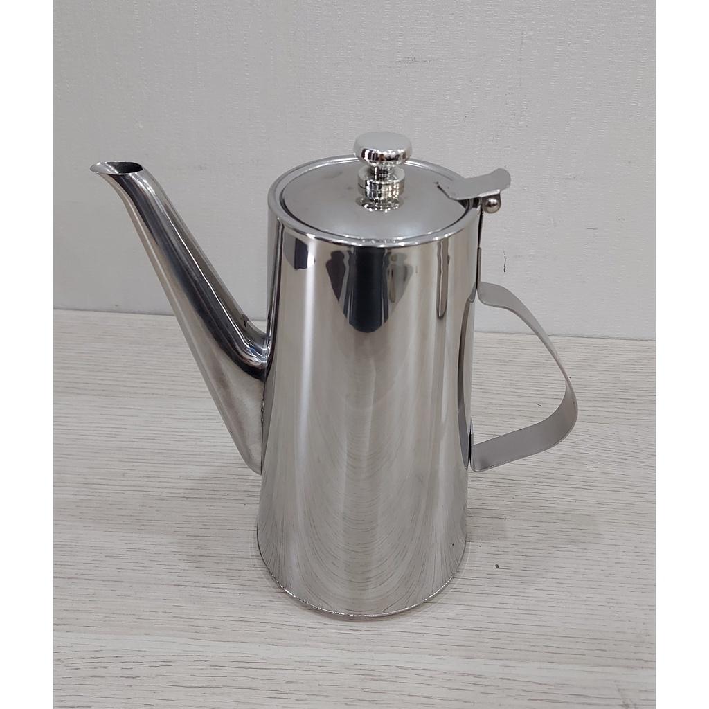 Bình inox,ấm inox 304 có vòi rót, đựng trà cafe