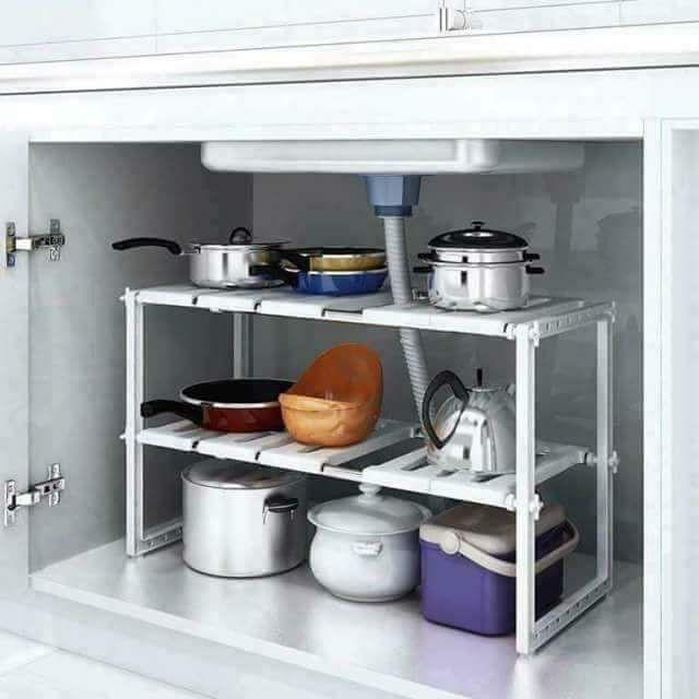 Kệ Gầm Bếp Đa Năng Điều Chỉnh Được Chiều Dài