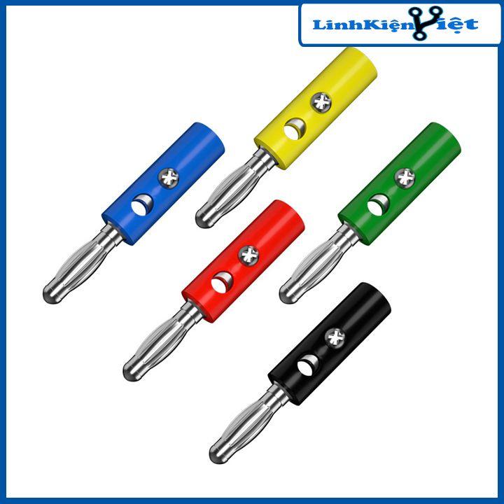 Jack bắp chuối 4mm giá rẻ đủ màu