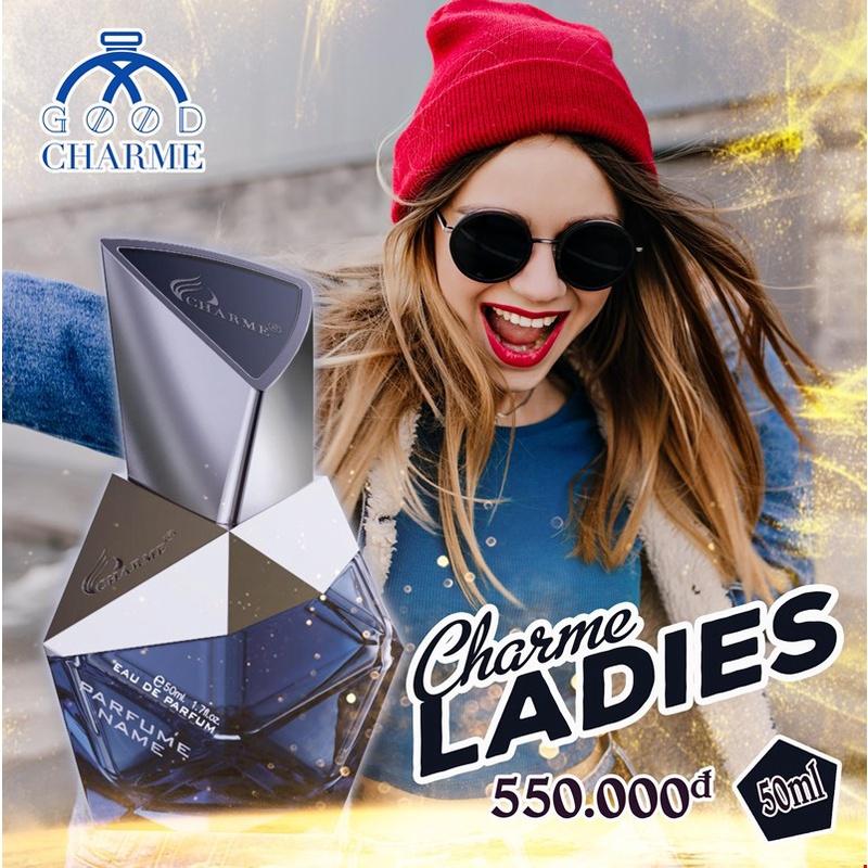 Nước hoa nữ cao cấp, Charme Ladies, hương nước hoa chính hãng, mùi hương quyến rũ, lưu hương cả ngày, 50ml