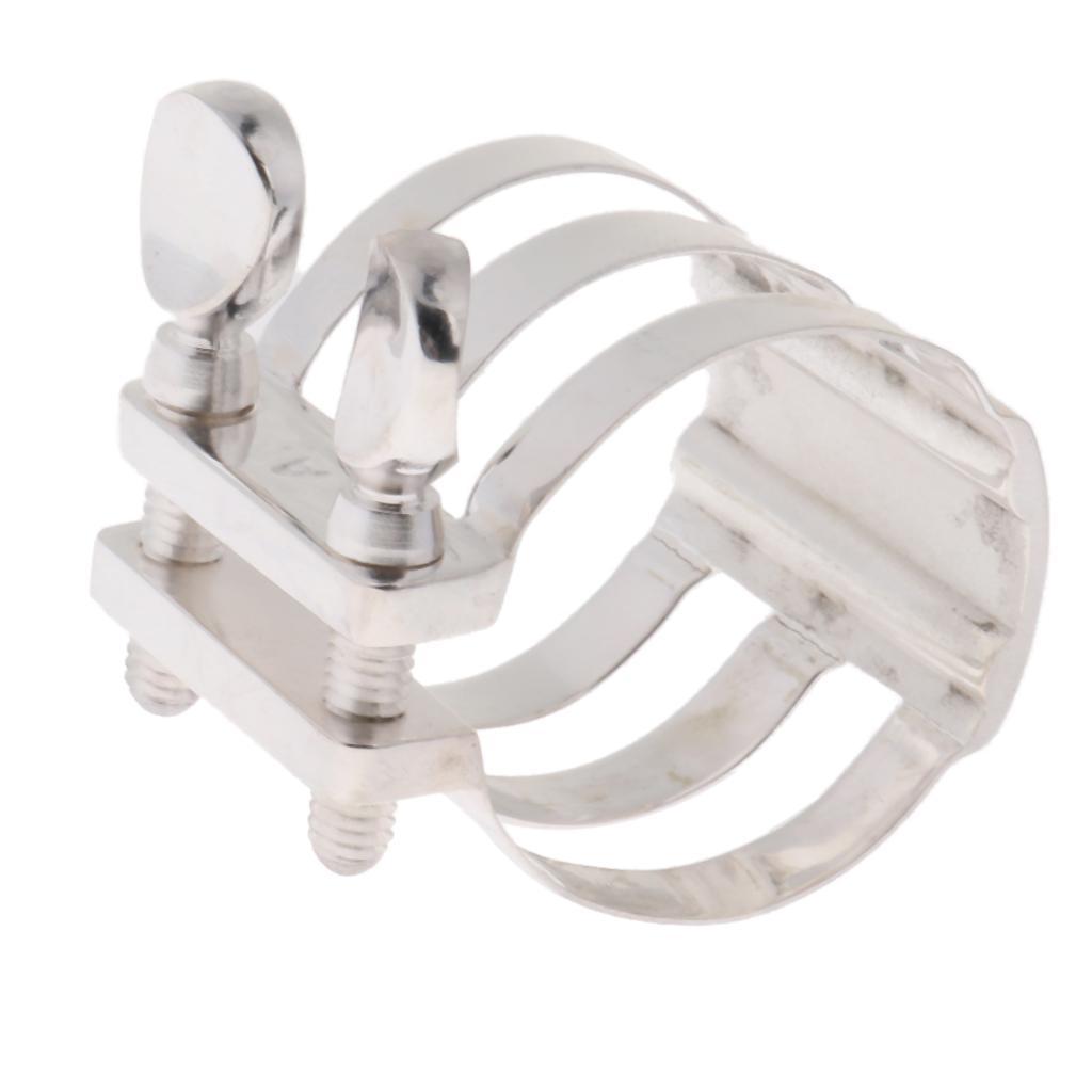2xAlto Saxophone Mouthpiece Clamp Mouthpiece Ligature Fastener Saxophone Parts