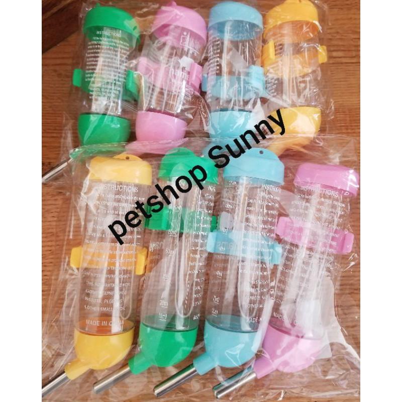 Bình nước bi 80ml 125ml cho thú cưng