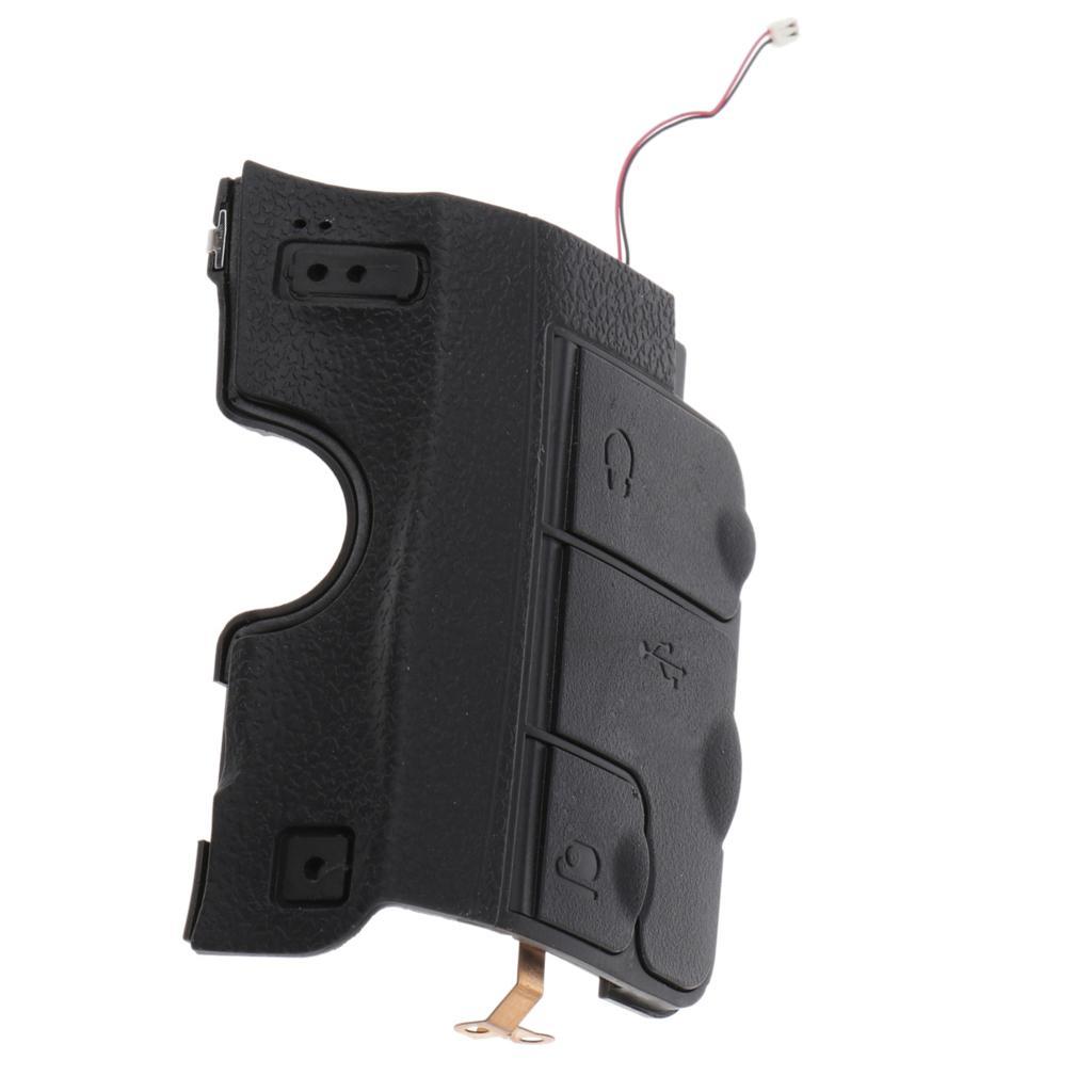 AV Out/USB /GPS Rubber Dust Door Lid Cap Cover Skin Repair for Nikon D600 D610 Digital Cameras