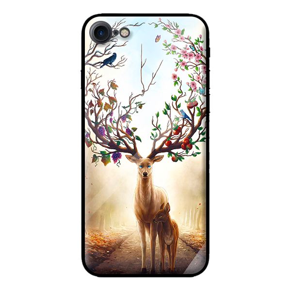 Ốp kính cho Iphone 7 mẫu HƯƠU 3 - Hàng chính hãng