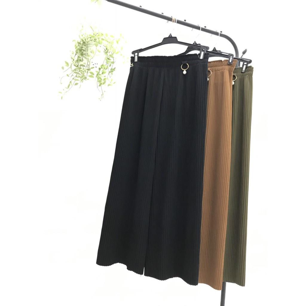 Quần Trung Niên, Mẫu Quần Thun Xếp Ly Ống Rộn Chiều Lưng Thun Trẻ Trung Freesize | Thời trang Nữ