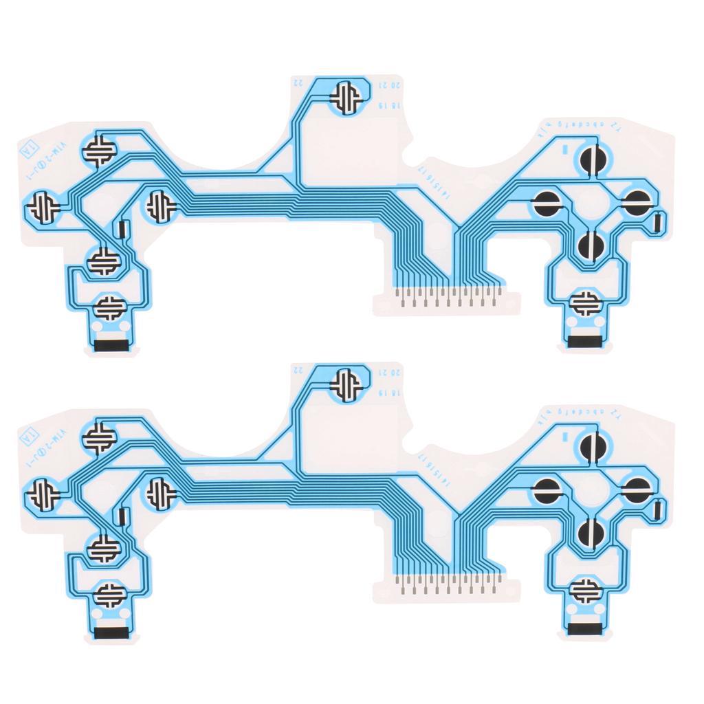 2 x Button Ribbon Circuit Board Film for Sony PS4 Controller Dualshock 4 4.0