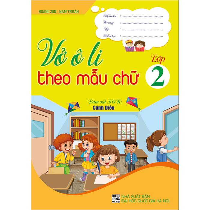 Vở Ô Li Theo Mẫu Chữ Lớp 2 (Bám Sát SGK Cánh Diều)