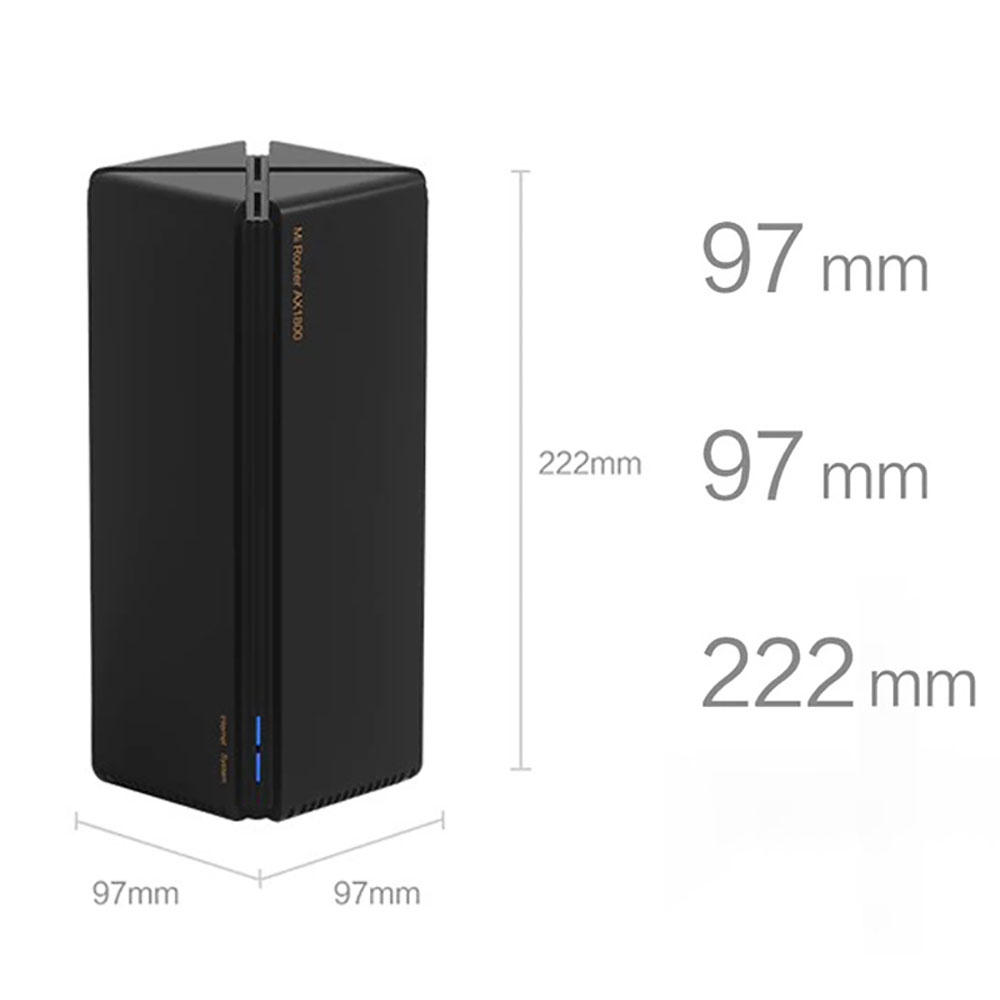 Bộ Định Tuyến Phát sóng wifi Xiaomi Router AX1800 hỗ trợ mesh, Wifi 6, Gigabit 2.4g 5ghz, RAM 256MB - Hàng Nhập Khẩu