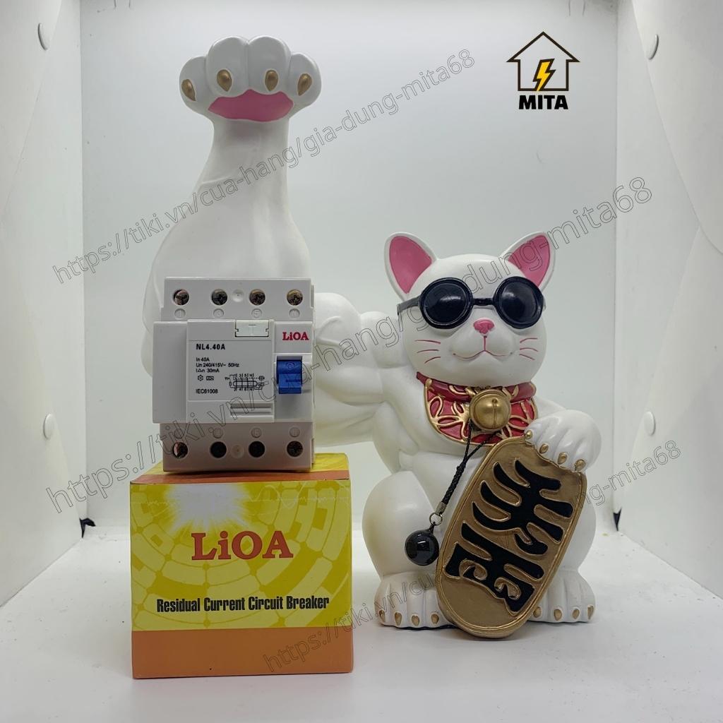 Cầu dao chống giật - APTOMAT chống dòng rò LiOA 4 Cực RCCB4040/30