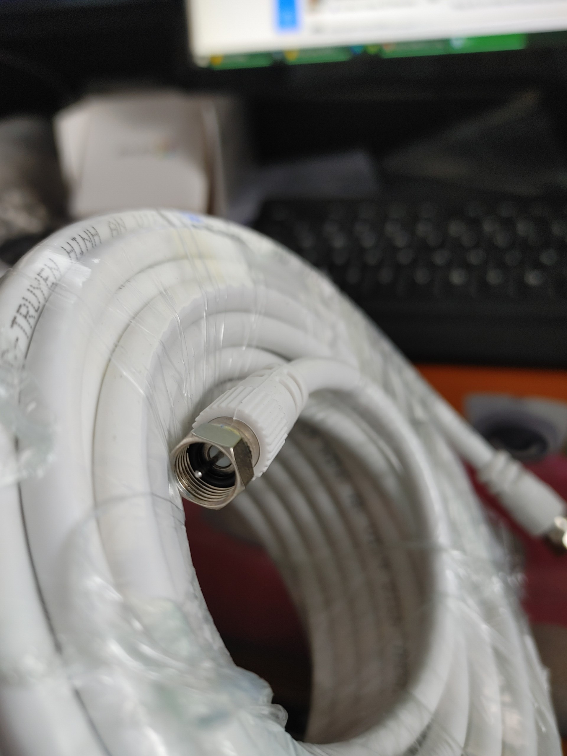 Dây Cáp Đồng Trục RG5C TRUYỀN HÌNH AN VIÊN cuộn tròn 15 mét (MobiTV - AVG) - Hàng Chính Hãng
