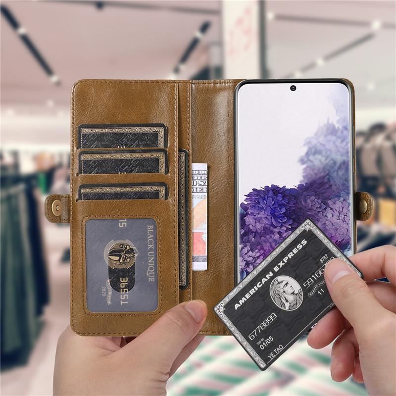 Ốp lưng nhiều thẻ phong cách cổ điển cho Samsung Galaxy Phone Case S21+ Plus Ultra A32 A42 A52 A72