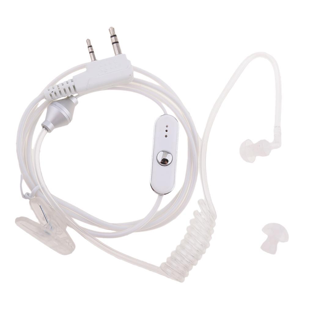 Radio 2 Pin Earpiece with High Quality PTT Microphone for Two Way Radio