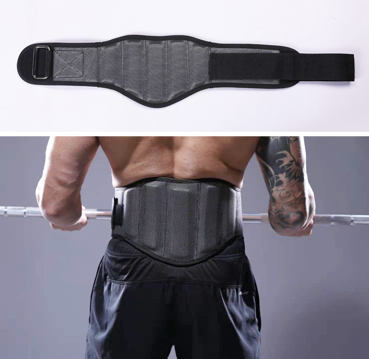 ĐAI LƯNG TẬP GYM BẢN RỘNG 19CM, Thiết kế lục giác hỗ trợ bảo vệ lưng tối ưu