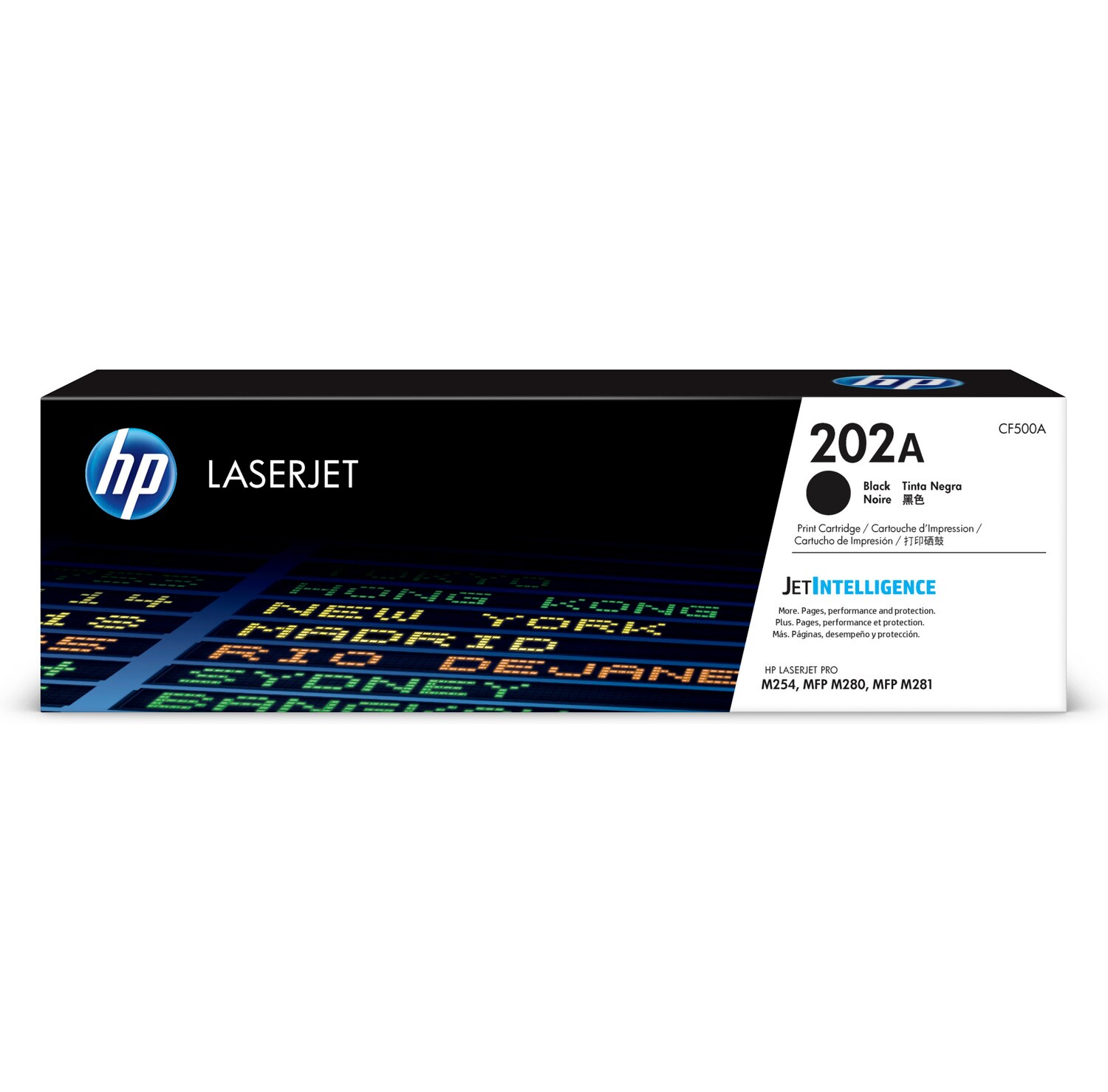 Hộp mực in HP 202A (các màu Black, Cyan, Yellow, Magenta LaserJet Toner Cartridge - Hàng chính hãng