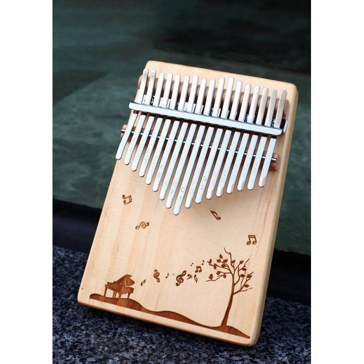 Đàn Kalimba 17 Phím Giá Rẻ Cho Người Mới Tập - Đầy Đủ Phụ Kiện