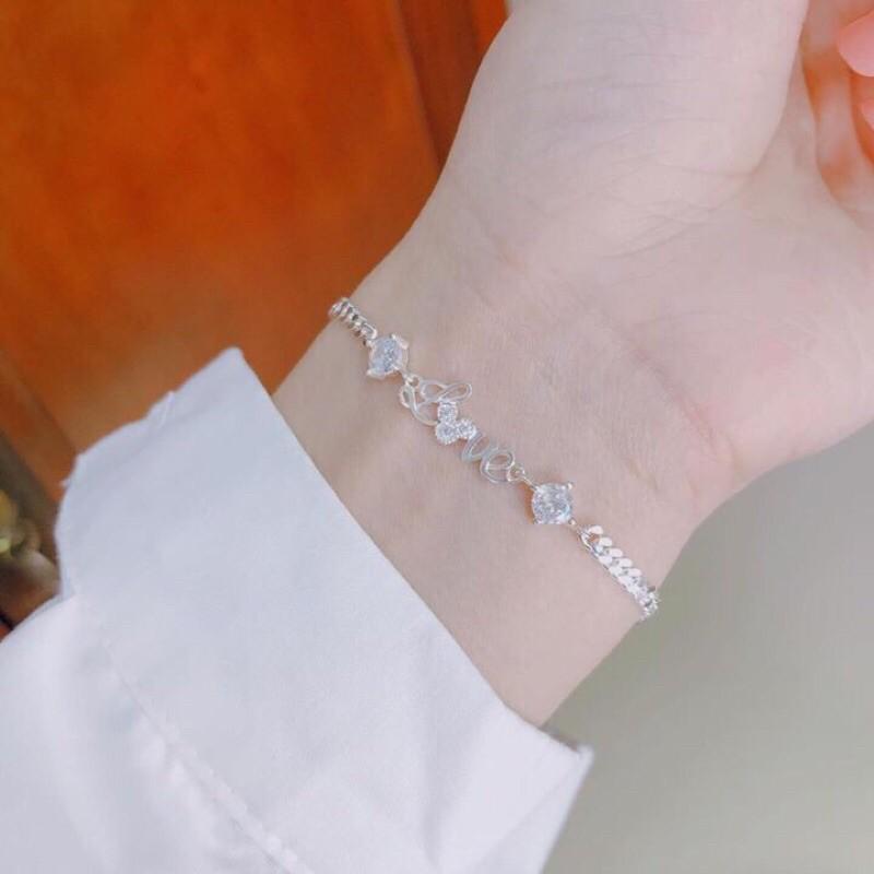 LẮC TAY BẠC TA CHỮ LOVE