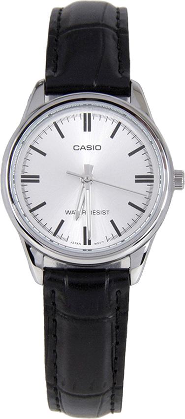 Đồng Hồ Nữ Dây Da Casio LTP-V005L-7AUDF - Đen