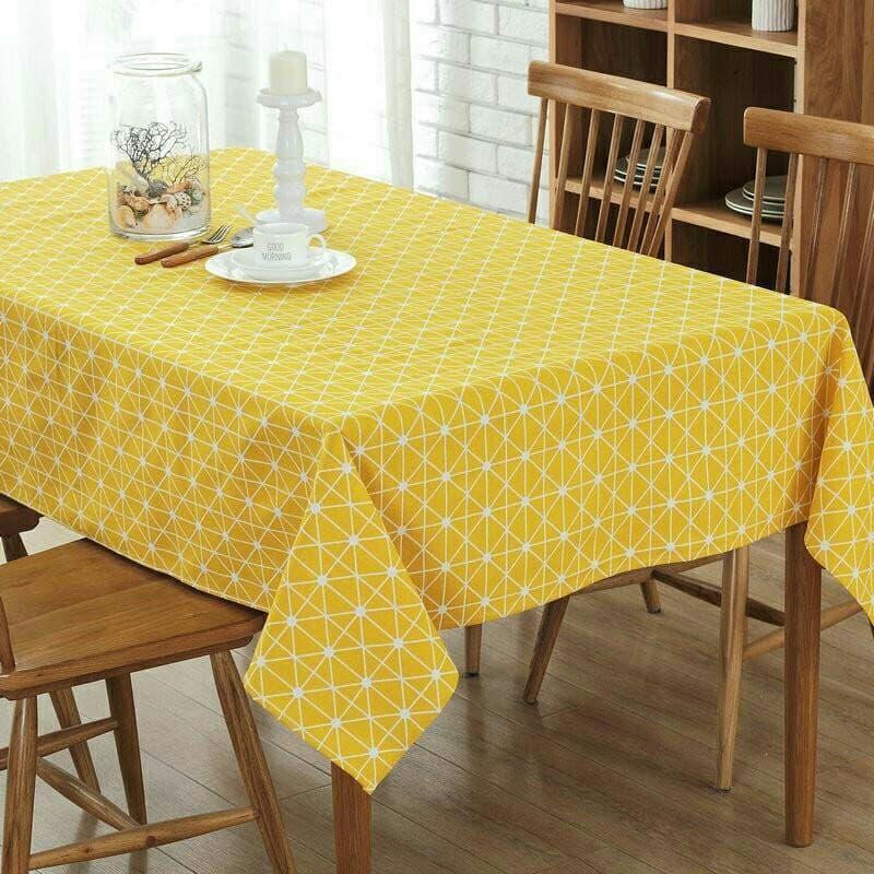 VẢI TRANG TRÍ/ VẢI PHÔNG NỀN/ VẢI CANVAS/VẢI BỐ Ô CỜ VÀNG