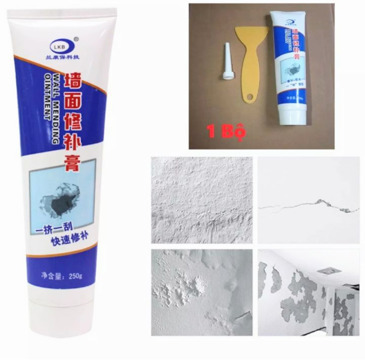 1 TUYP KEO VÁ XỬ LÝ CÁC VẾT NỨT VỠ TƯỜNG ĐA NĂNG TIỆN DỤNG HÀNG CHUẨN