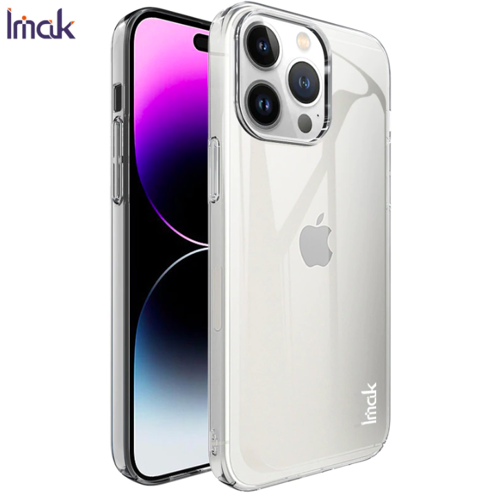 Ốp Lưng Trong Suốt Dành Cho iPhone 14, 14 Plus,14 Pro, 14 Pro Max Chính Hãng IMAK Phủ Nano Không Ngả Màu, Không Ố Vàng Theo Thời Gian- Hàng Chính Hãng