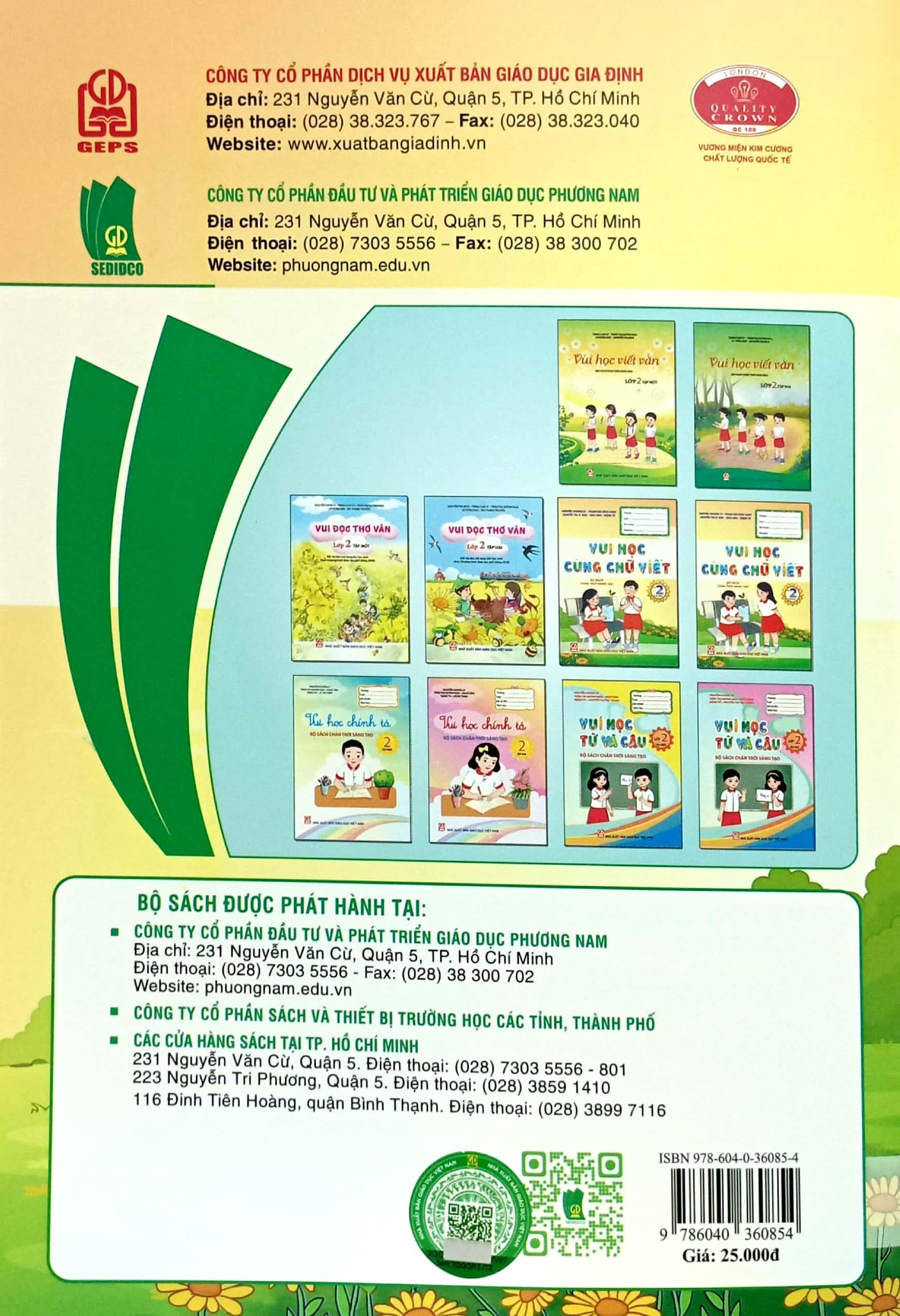 Vui Học Cùng Chữ Viết Lớp 2 - Tập 2