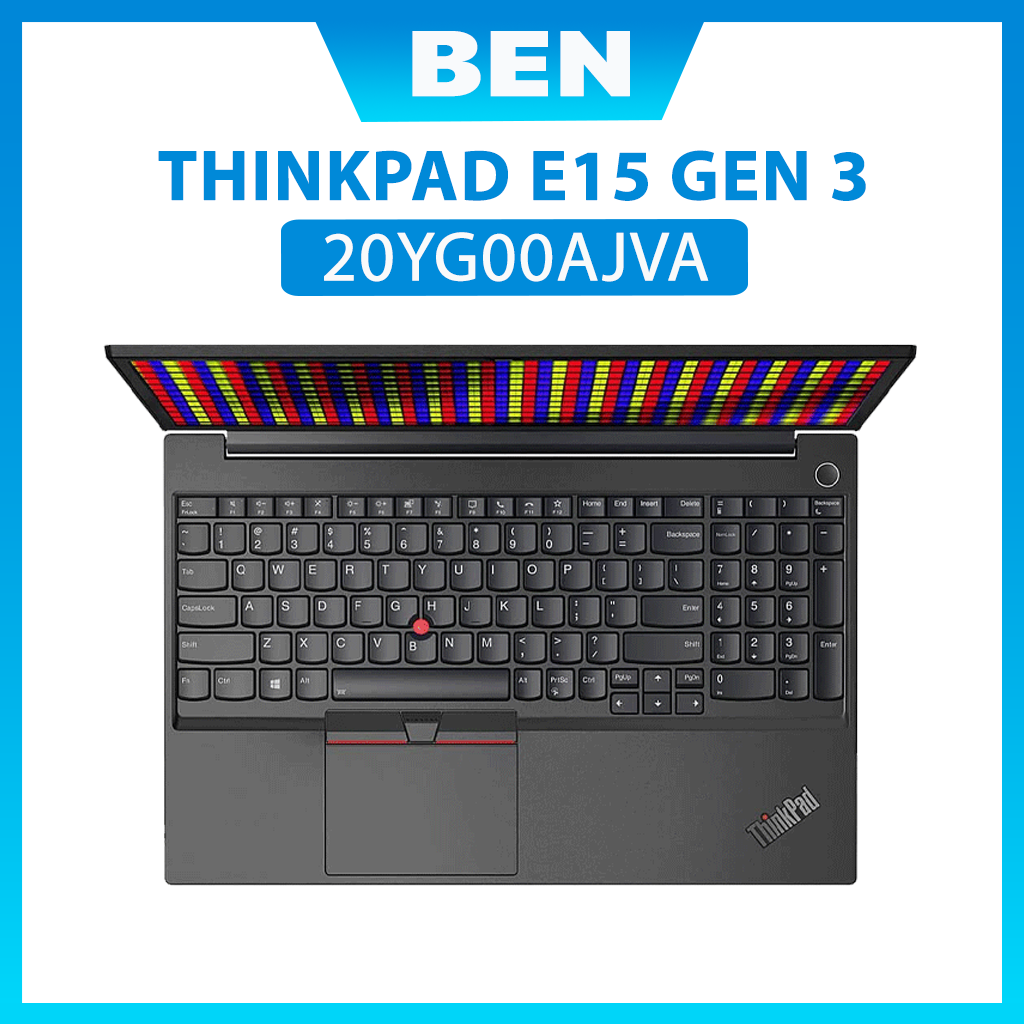 Laptop Lenovo Thinkpad E15 Gen 3 (20YG00AJVA) (R5 5500U/8GB RAM/512GB SSD/15.6 FHD/Dos/Đen) - Hàng chính hãng