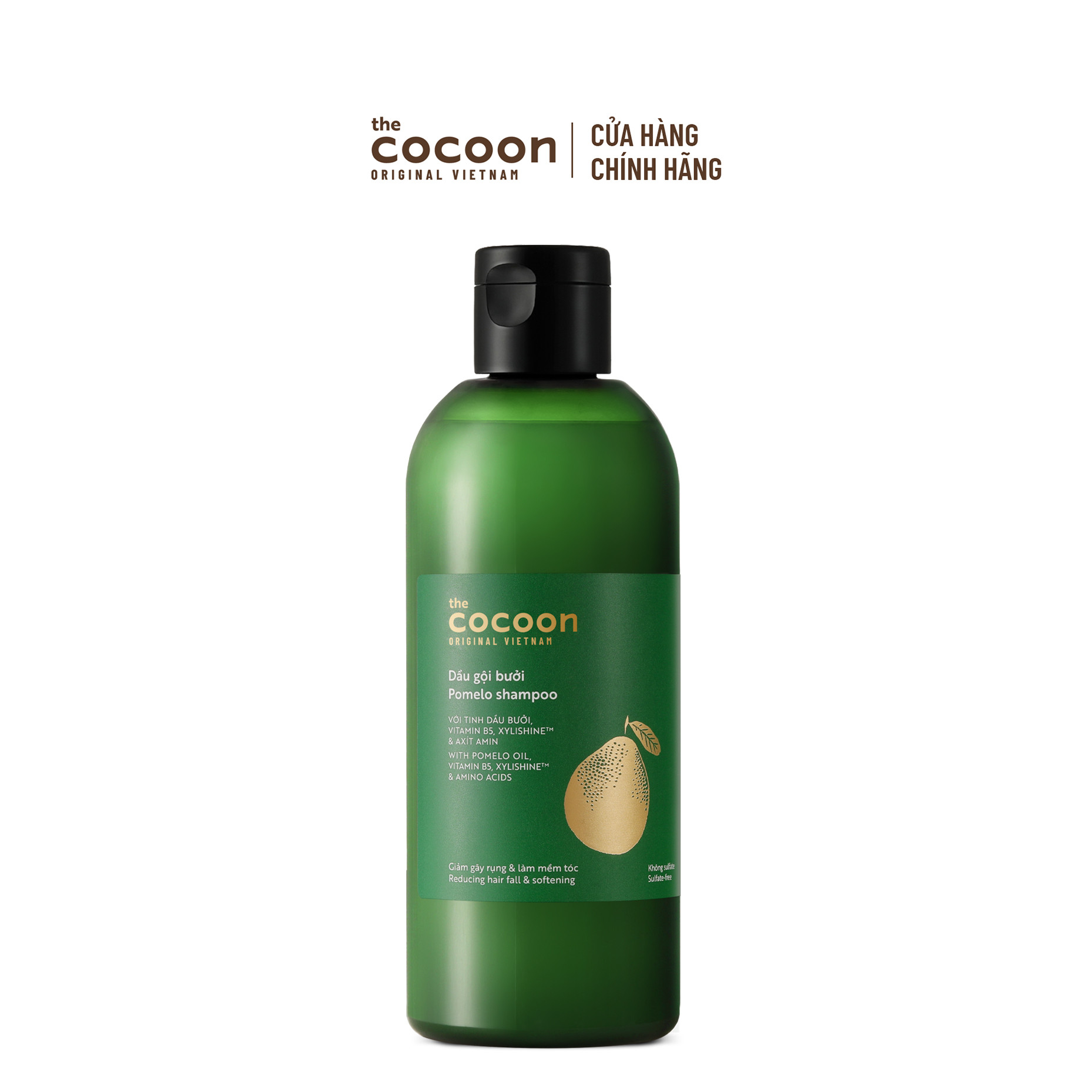SPECIAL COMBO gội xả bưởi không sulfate giảm gãy rụng tóc Cocoon (tặng 1 nước dưỡng tóc tinh dầu bưởi Cocoon 140ml)
