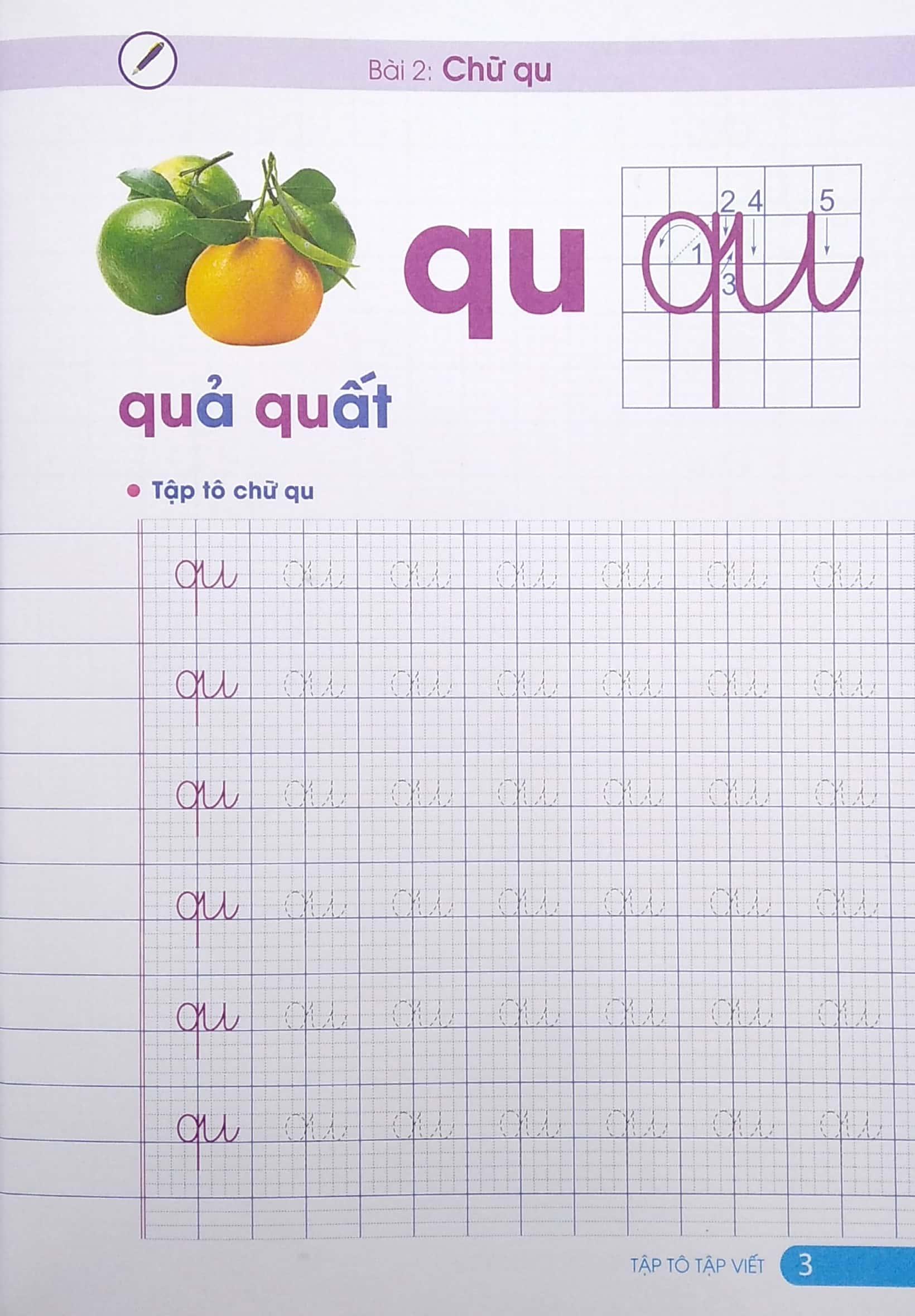 Giúp Bé Tự Tin Vào Lớp 1 - Tập Tô, Tập Viết - Quyển 3