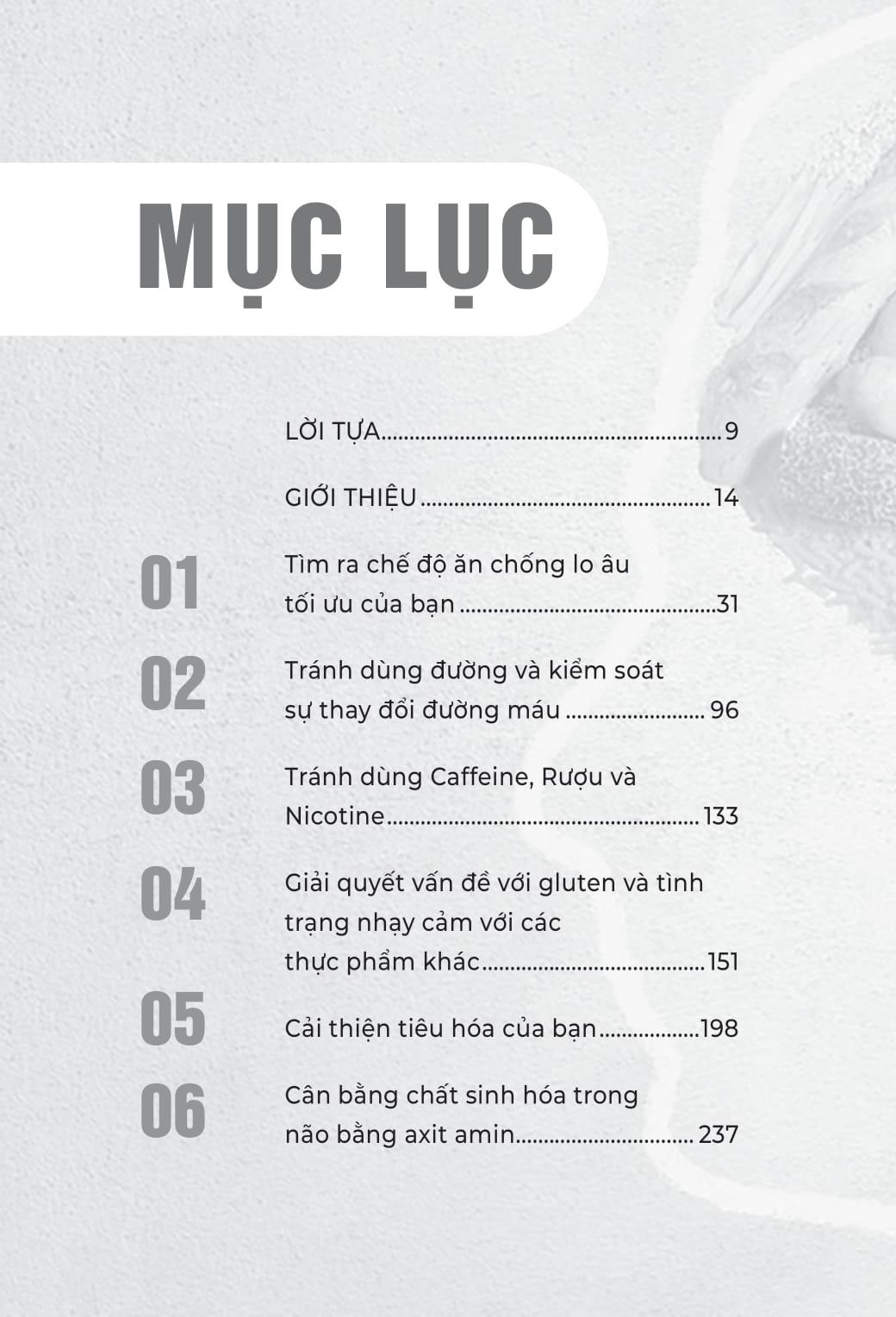 Sách - Dinh Dưỡng Cho Người Lo Âu