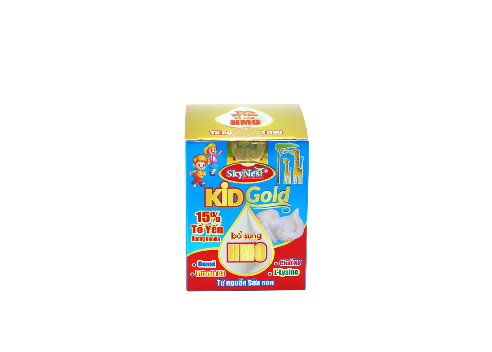 Nước Yến Sào SkyNest Kid Gold HMO 15% Tổ Yến Cho Trẻ Nhỏ x Lọ 70 ml, bổ sung HMO từ nguồn sữa non, kích thích tiêu hóa, lợi khuẩn đường ruột