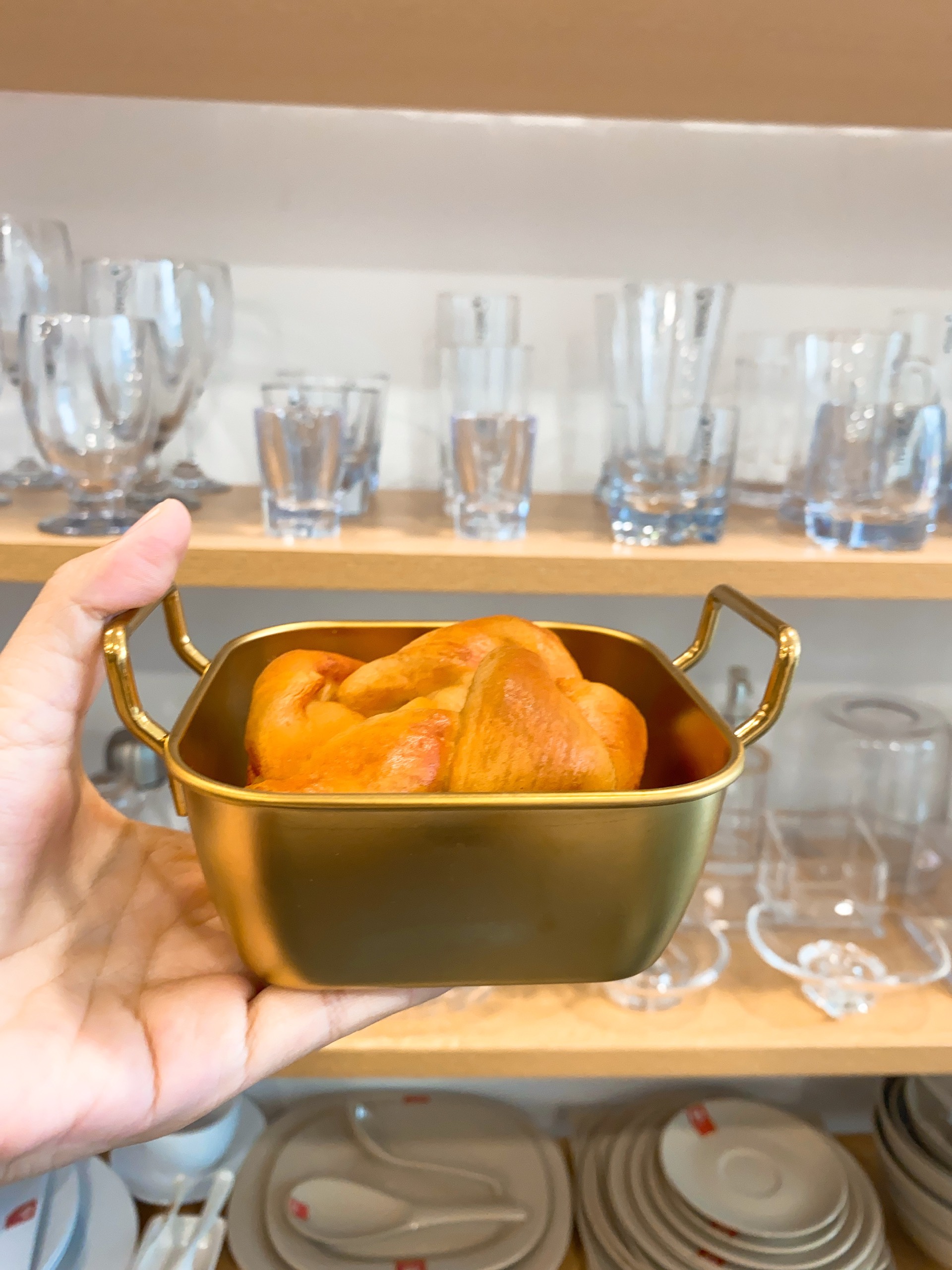Khay gà rán, khoai tây giá rẻ màu vàng inox