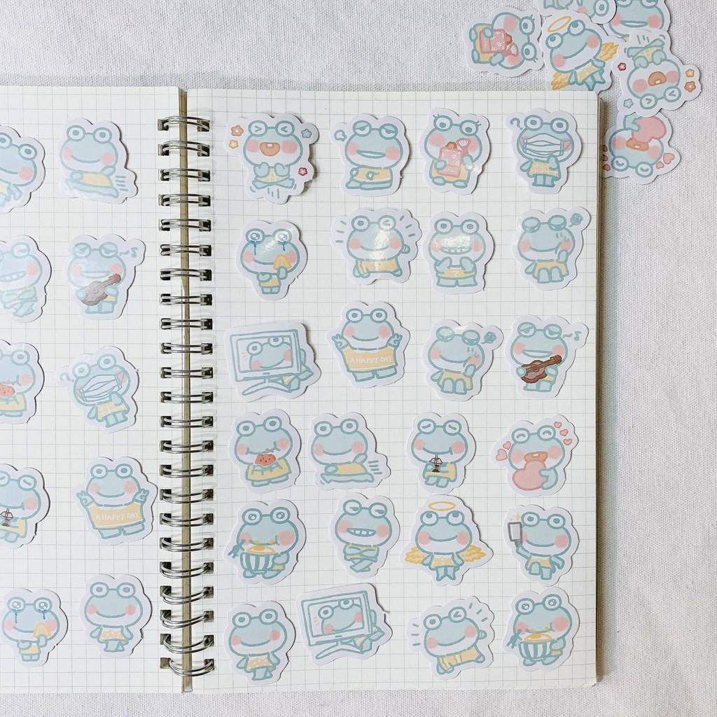 Túi Sticker Biệt Đội Dễ Thương hình thú - Set 40 Hình Dán Động vật
