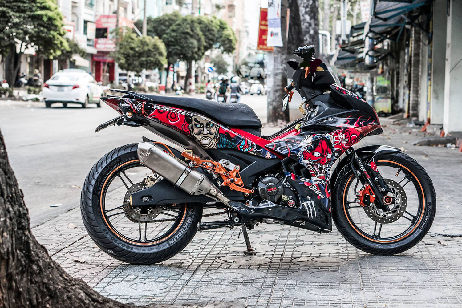 Tem trùm Exciter 150 Devil