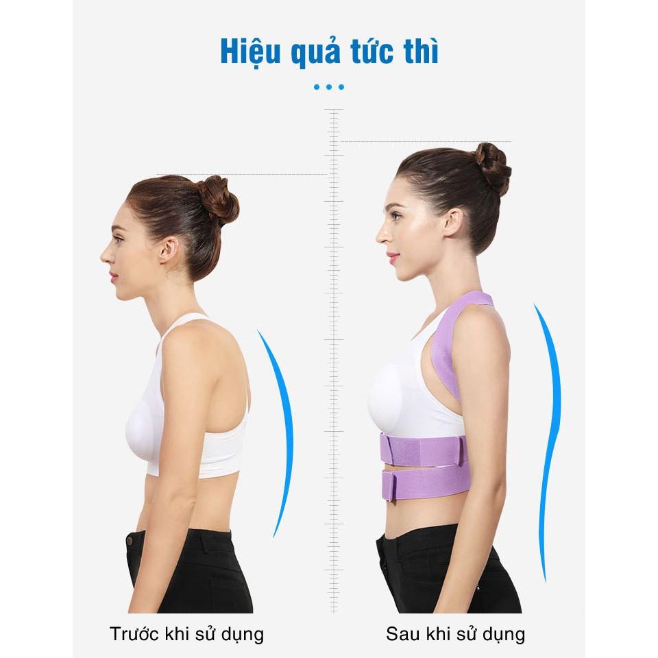 Đai Chống Gù, Đai Đeo Giúp Thẳng Lưng Dành Cho Người Lớn, Giúp Đứng Thẳng, Dáng Đi Đẹp, Giảm Áp Lực Lên Cột Sống