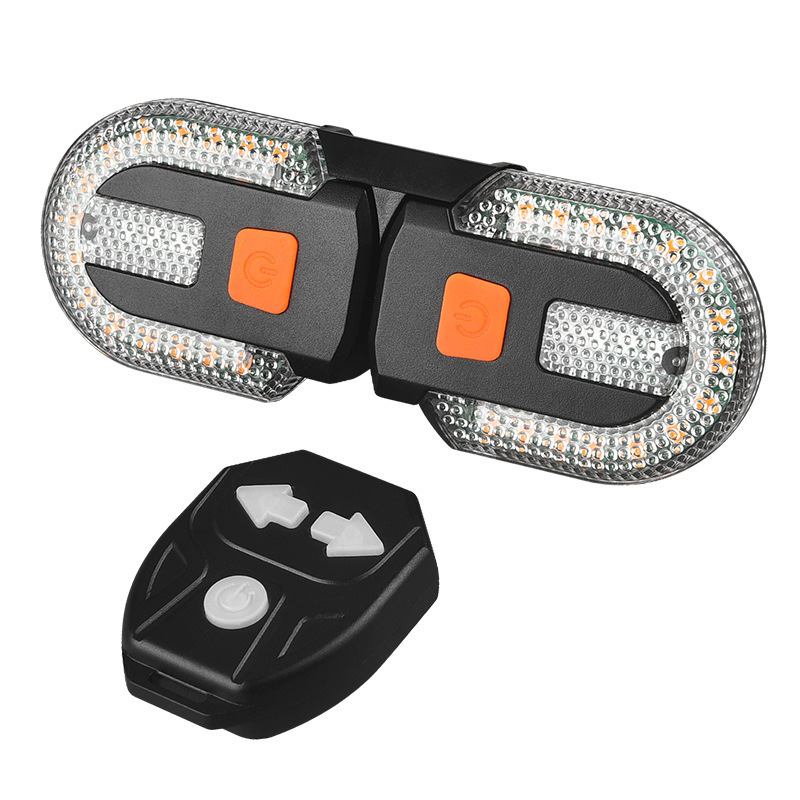 Đèn Hậu Xe Đạp LED Tín Hiệu Xi Nhan Rẽ Trái Phải FY-1825 600mAh Sạc USB Không Dây Chống Nước IPX5 Địa Hình 5 Chế Độ - Mai Lee