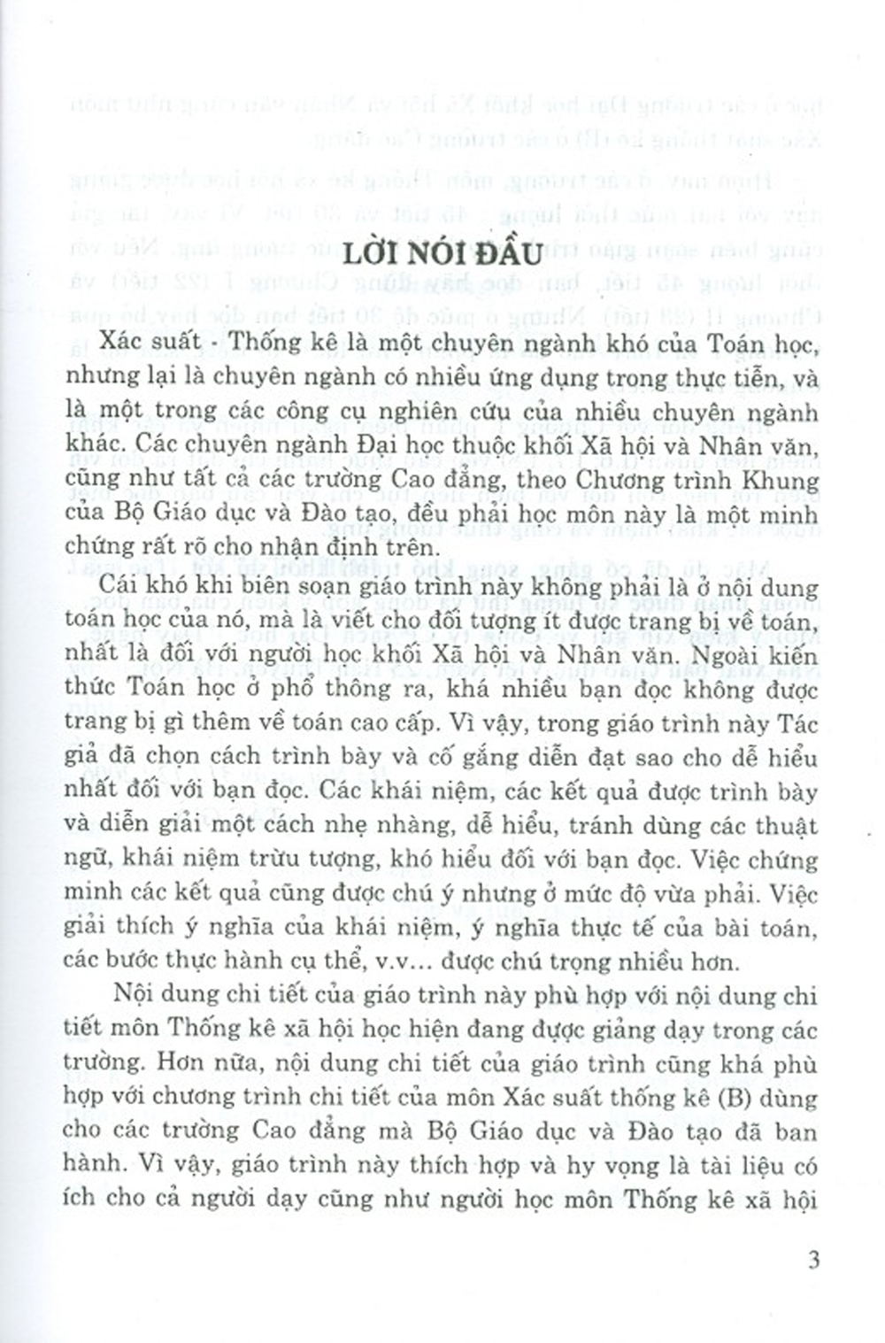 Giáo Trình Thống Kê Xã Hội Học - Dùng Cho Các Trường Đại Học Khối Xã Hội Và Nhân Văn, Các Trường Cao Đẳng