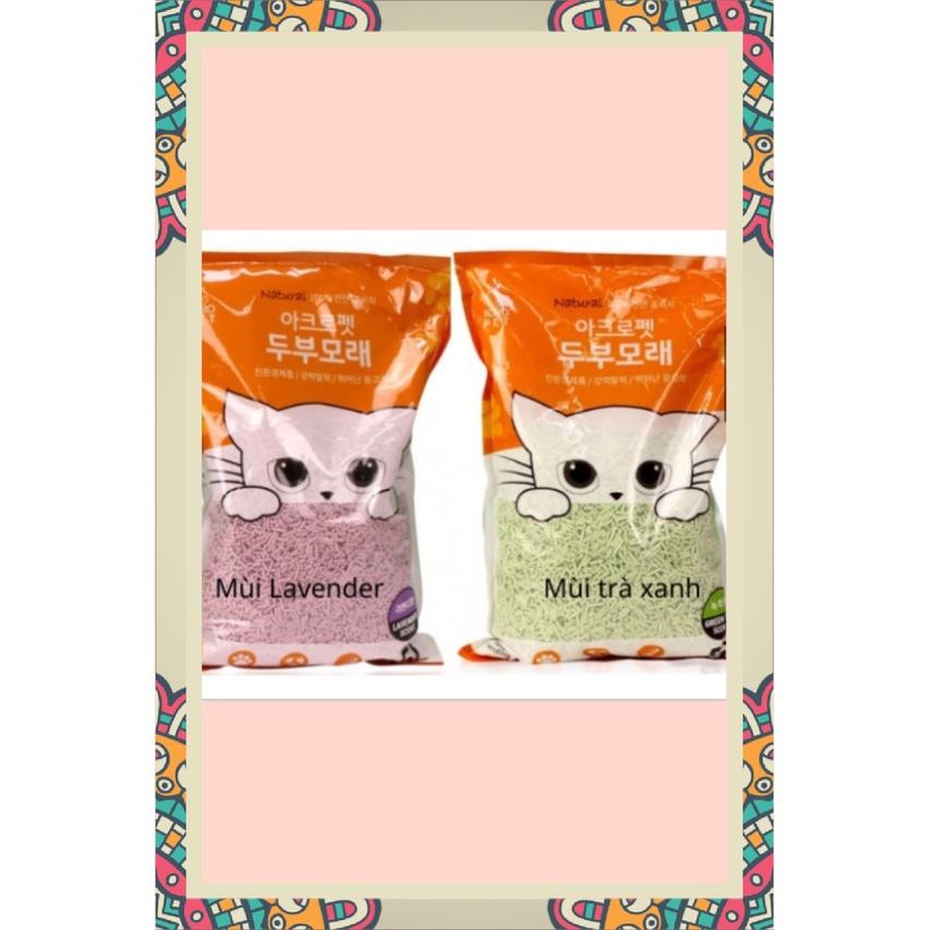 Cát Vệ Sinh Cho Mèo Tofu Acropet 5L Siêu Vệ Sinh Khử Mùi Tiết Kiệm