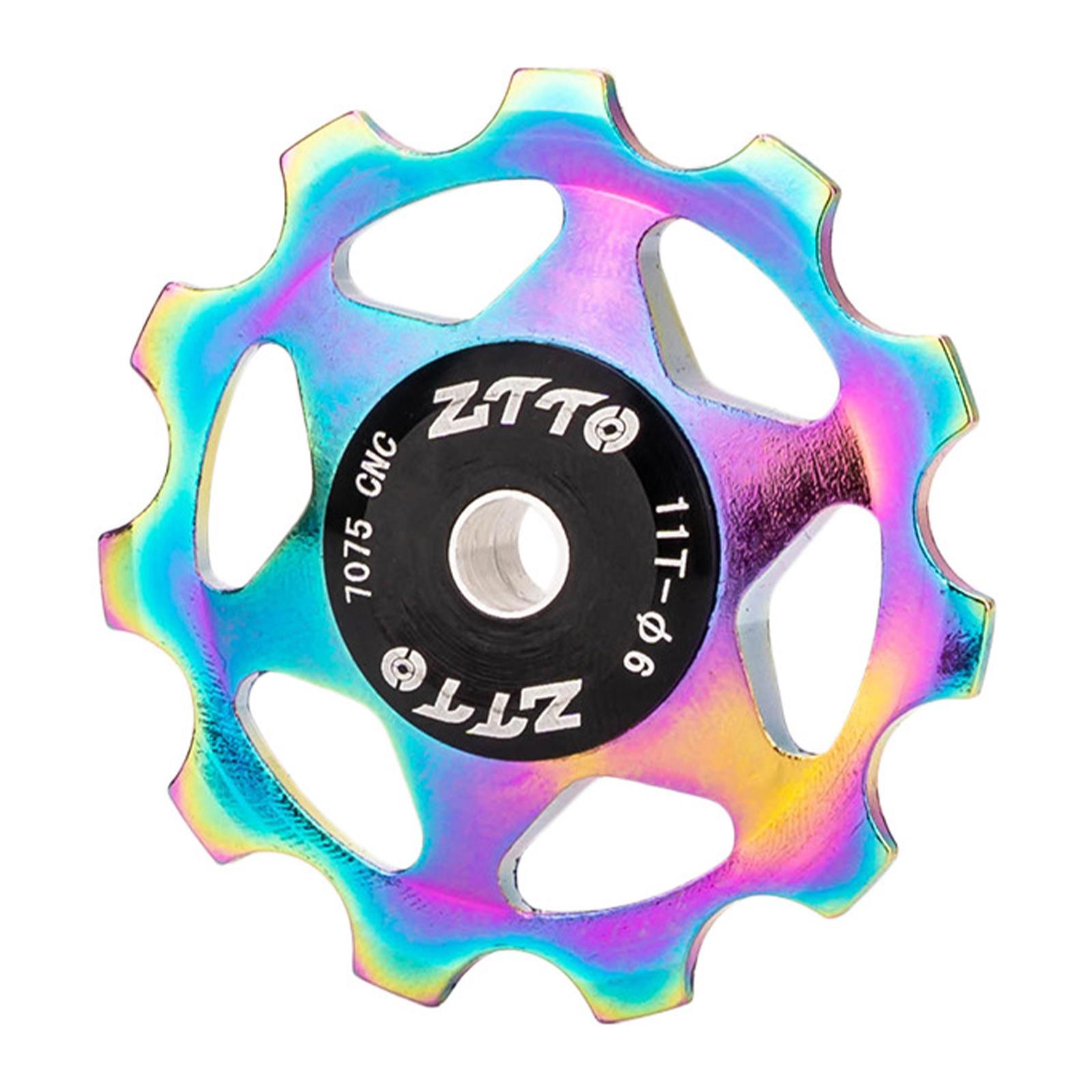 Bike Rear Derailleur Pulley Jockey Wheel Aluminum Alloy Ultralight Universal Bike Accessories Parts BMX Components Road Bike Pulleys Bearing