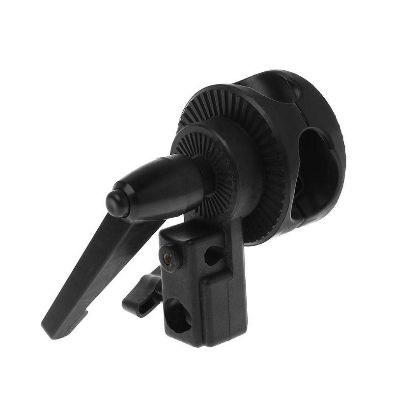 HSV Single Swivelling Grip Head Angle Wheel Clamp Clip Bracket Tilt Mount Adapter Telescopic Studio Reflector Boom Arm Support Light Stands