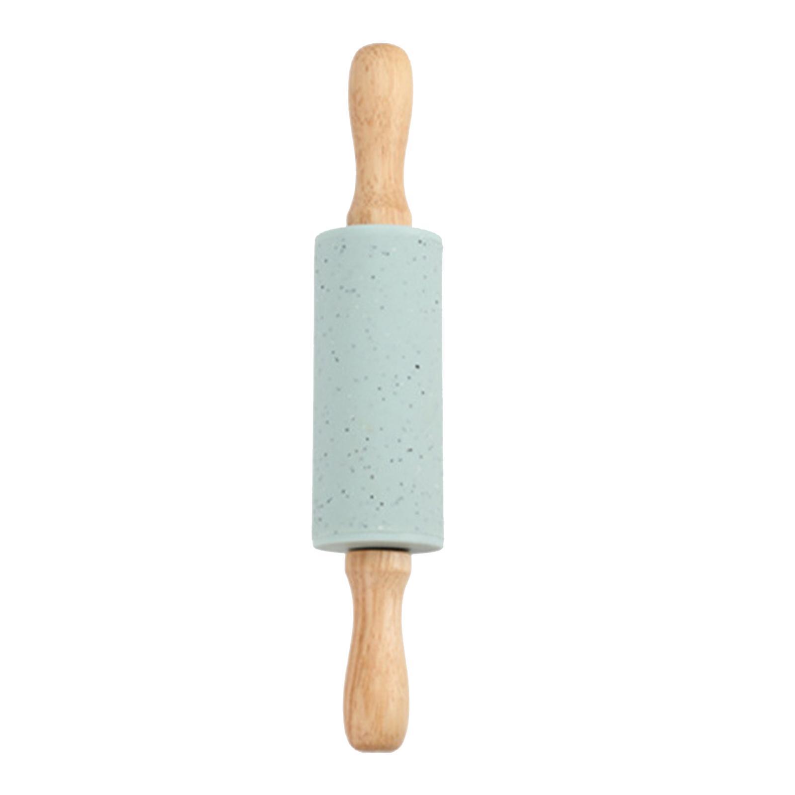 Wooden Rolling Pin for Baking Roller with Handles Handheld Easy Cleaning Roller Baking Tool for The Pastry Pizza Pie Kitchen Gadgets