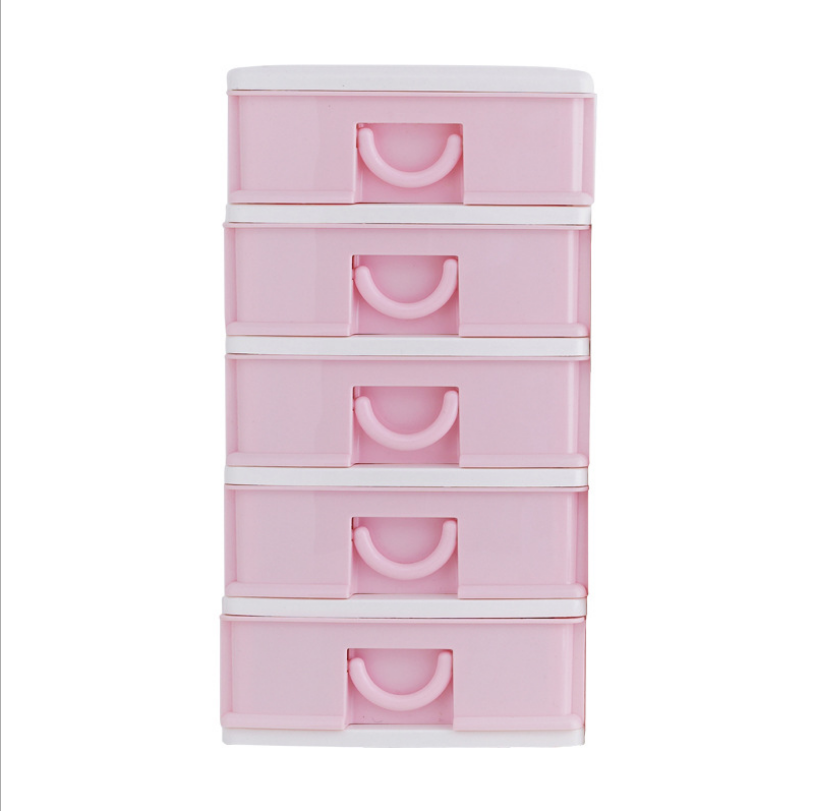 Kệ đựng mỹ phẩm 5 tầng được làm bằng nhựa cao cấp nhỏ gọn dễ thương -tặng kèm sản phẩm giá treo điện thoại lúc sạc-giao màu ngẫu nhiên