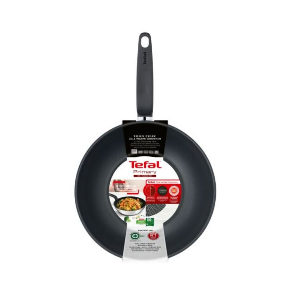 Chảo xào inox Tefal Primary 28cm, dùng cho mọi loại bếp- Hàng chính hãng