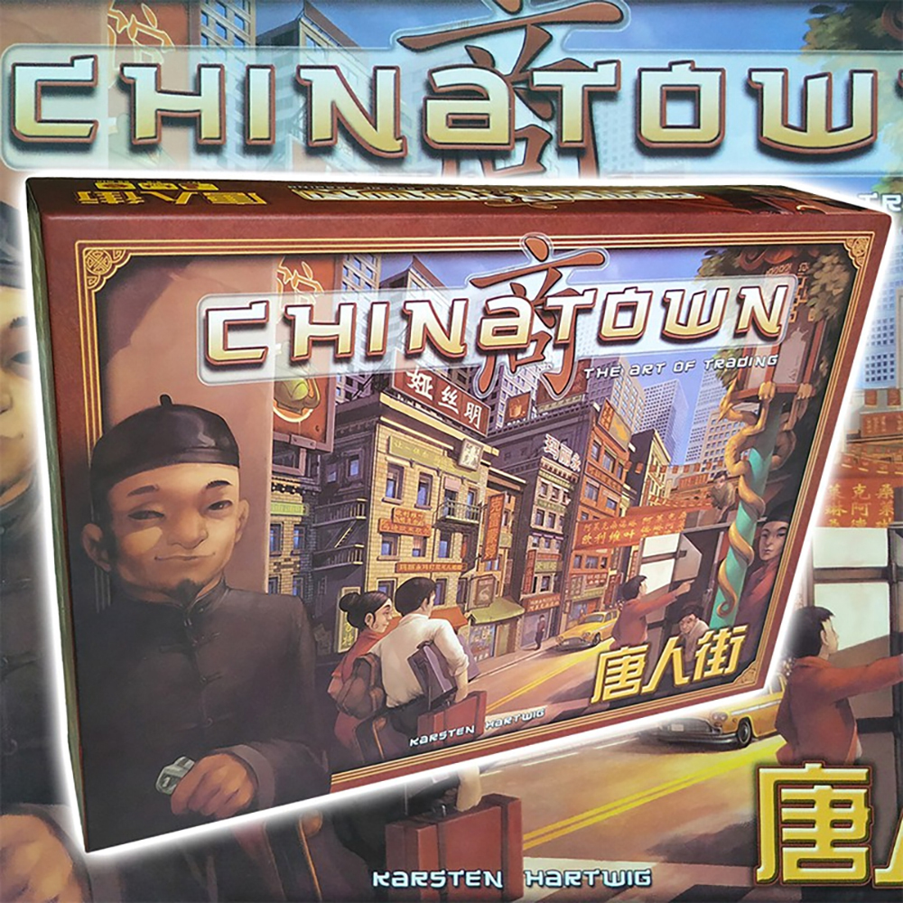 Bộ trò chơi Chinatown - Thương gia phố Tàu Board Game giao thương chiến lược