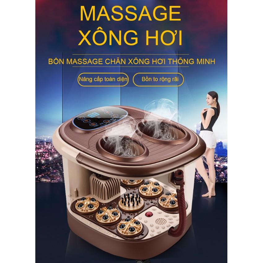 Bồn Massage Ngâm Chân Con Lăn Xoay Tự Động