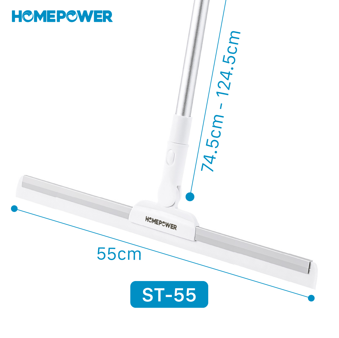 Cây Gạt Nước Đa Năng Homepower ST-35 / ST-55 Chổi Gạt Kính, Gạt Nước Sàn Nhà Lưỡi Gạt TPR Xoay 180 Độ