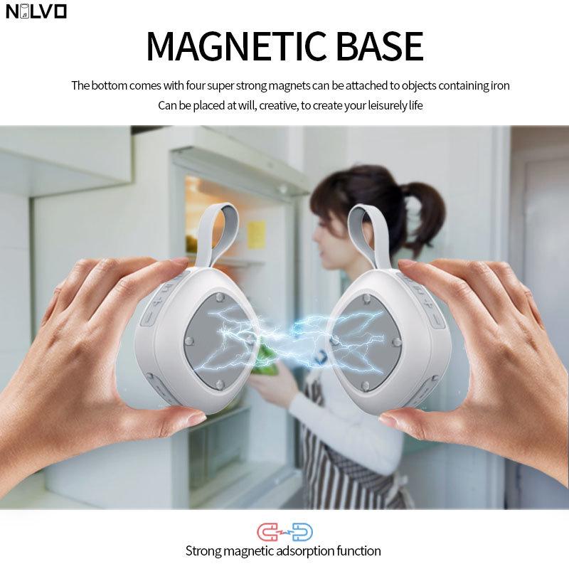 1-5 Chiếc Loa Bluetooth Không Dây Di Động Ngoài Trời IPX6 Chống Thấm Nước Hút Từ Tính Loa Siêu Trầm Tản Nhiệt Thụ Động Bass Loa Color: black Woofer Size/Full-Range Size: 5 pieces