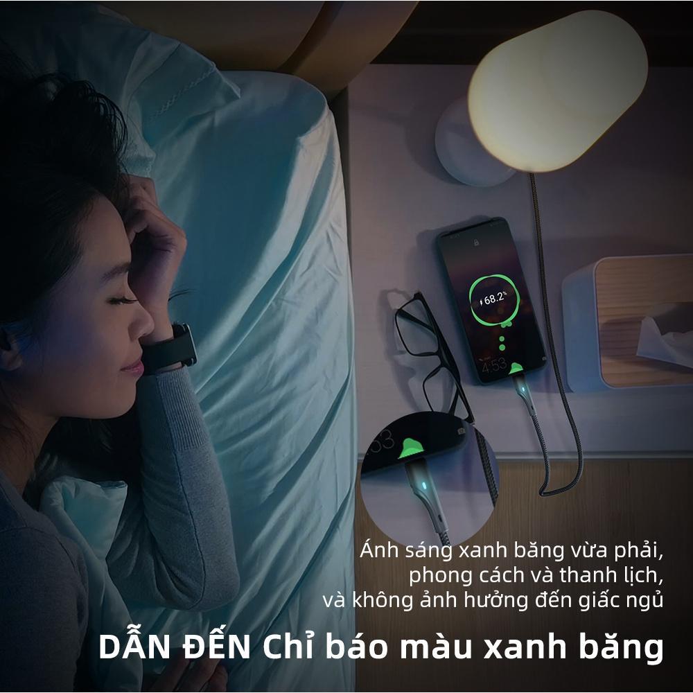 Dây cáp dữ liệu sạc nhanh Essager 3a loại c USB 0.25m/1m/2m/3m tùy chọn cho điện thoại di động Android