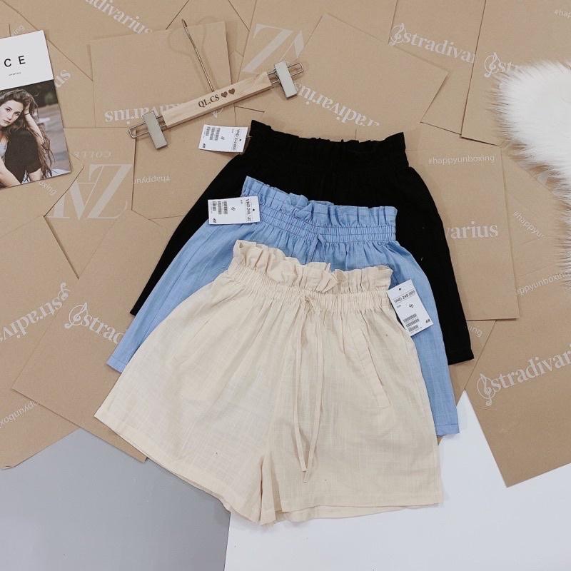 Quần short nữ kanimi,quần đùi đũi LẠNH nữ chất đũi siêu mát Hot nhất.