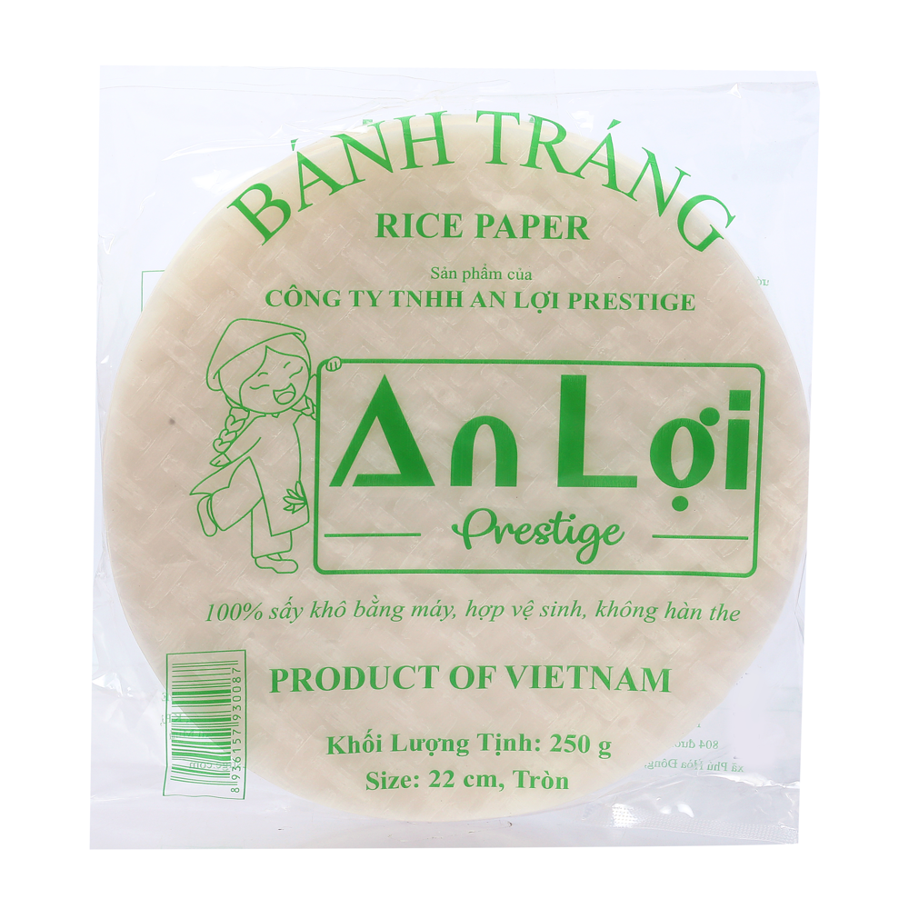 Bánh Tráng An Lợi 22CM Tròn 250G