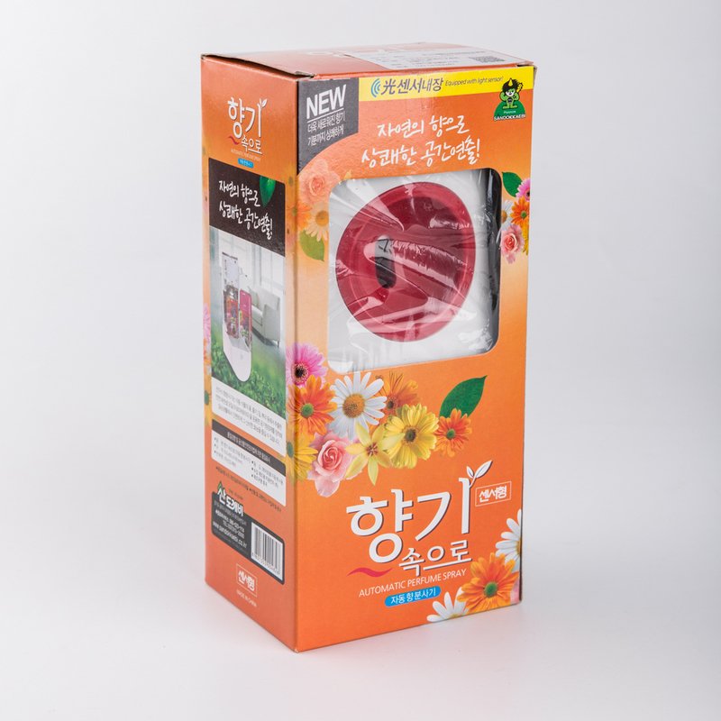 Combo máy xịt phòng tự động kèm chai xịt phòng cao cấp Sandokkaebi Korea 300ml